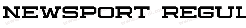 Newsport Regular字体转换